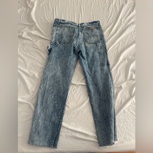Acid Wash Low Rise Jeans